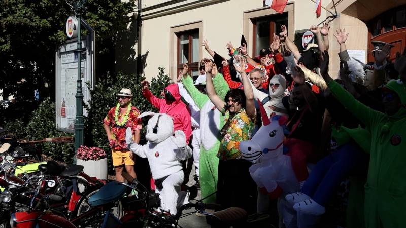 NA TRASIE RAJDU PRZEBIERANEGO